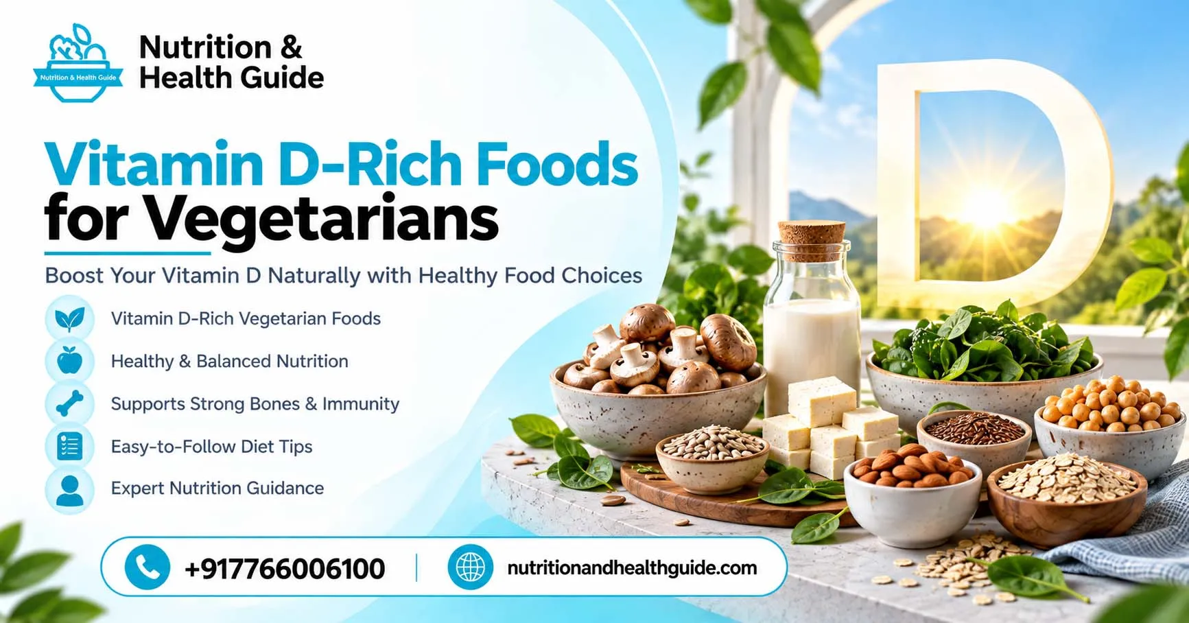 15 Best Vitamin D Rich Vegetarian Foods to Add to Your Diet
